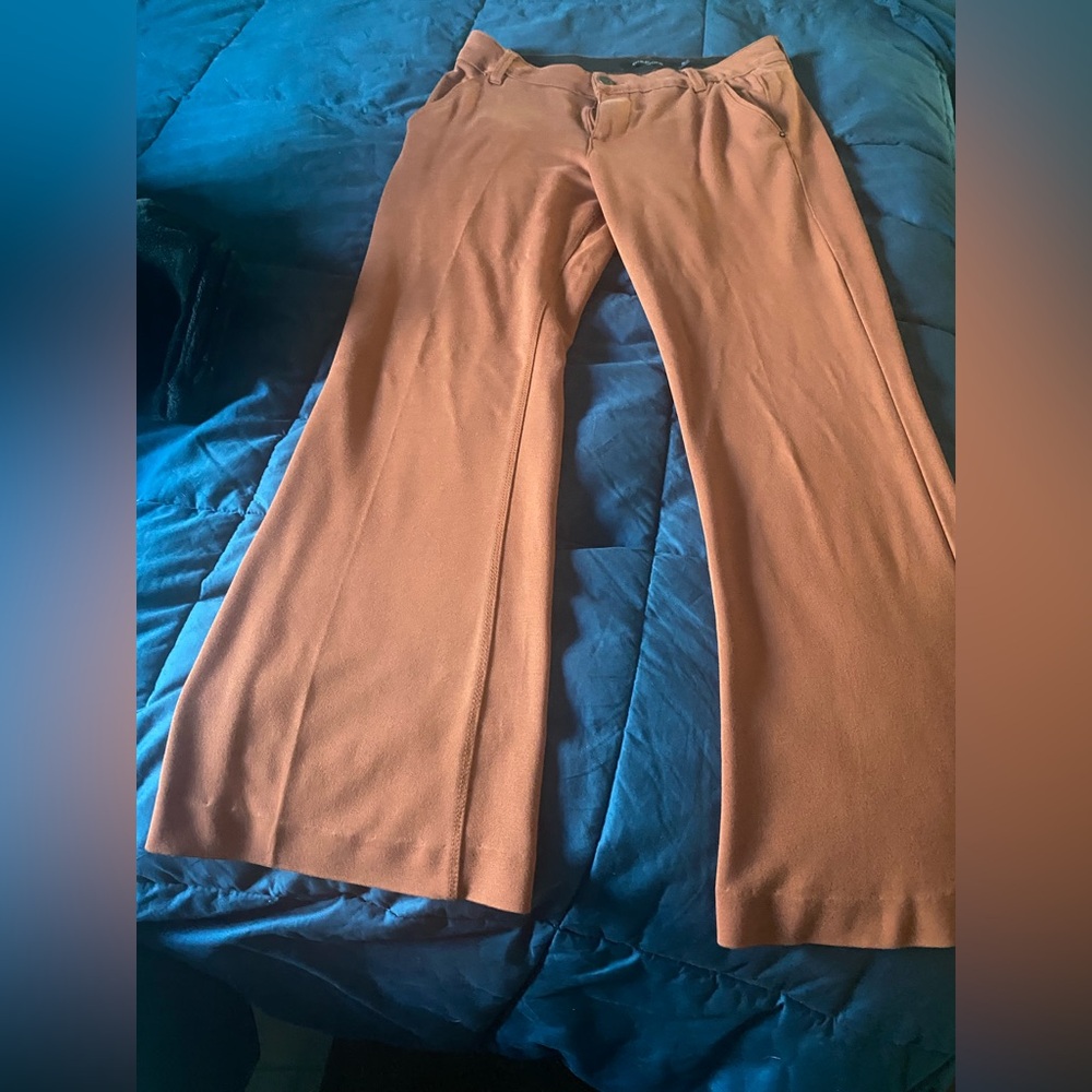 Stylish Orange Flare Pants